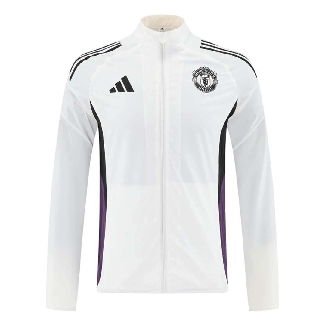 Manchester United 2025/26 Windbreaker Jacket White