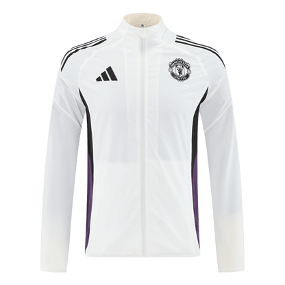 Manchester United 2025/26 Windbreaker Jacket White