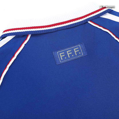 France 1998 Retro Home Soccer Jersey