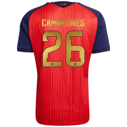 CAMPEONES #26 Men's Spain World Cup 2026 Home Soccer Jersey [PREMIUM]