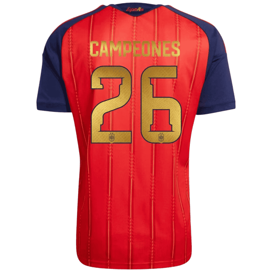 CAMPEONES #26 Men's Spain World Cup 2026 Home Soccer Jersey [PREMIUM]