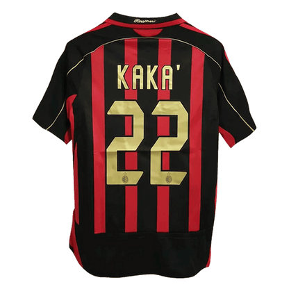 AC Milan 2006/07 Retro Home Soccer Jersey - KAKA' #22