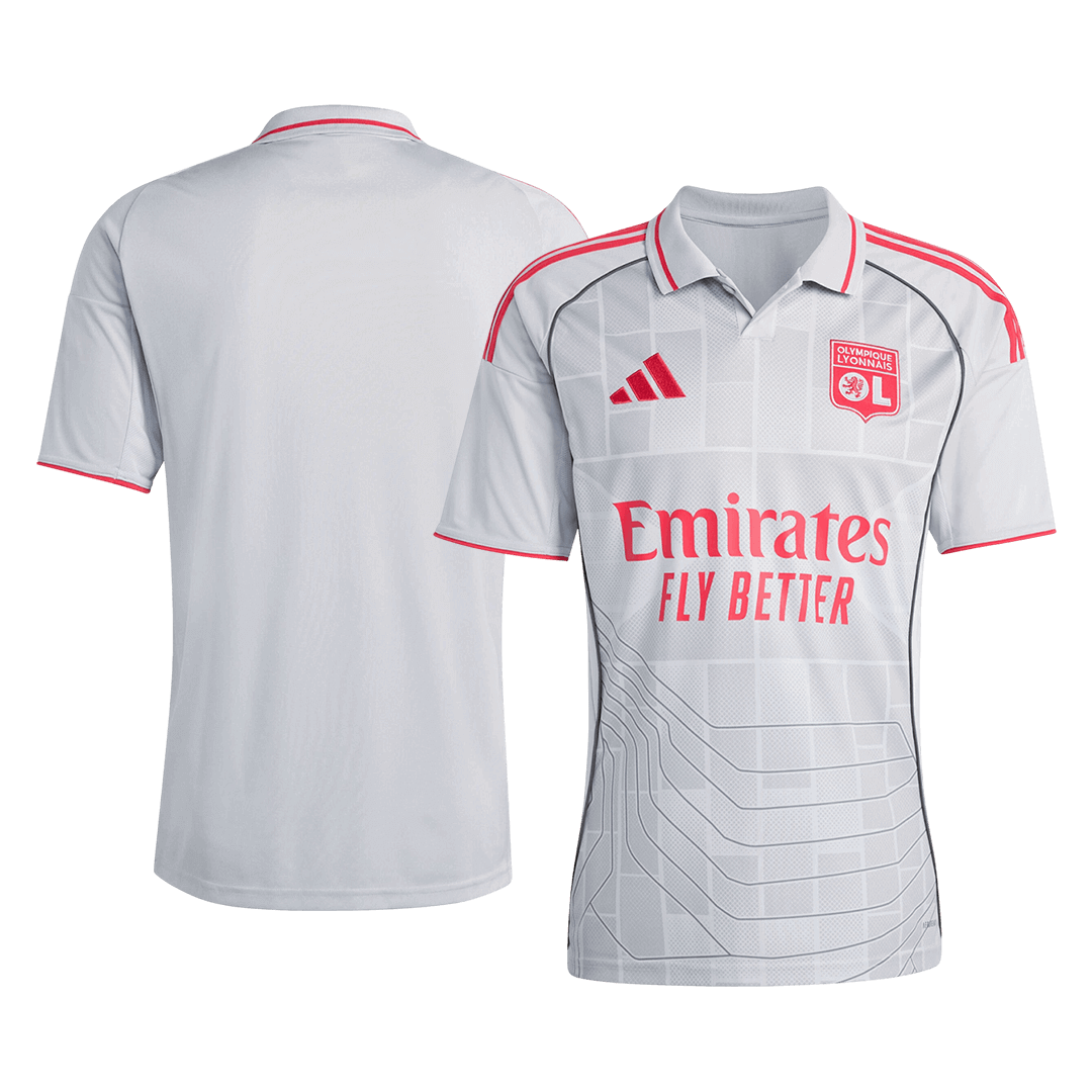 Men's Olympique Lyonnais 2025/26 Third Away Soccer Jersey