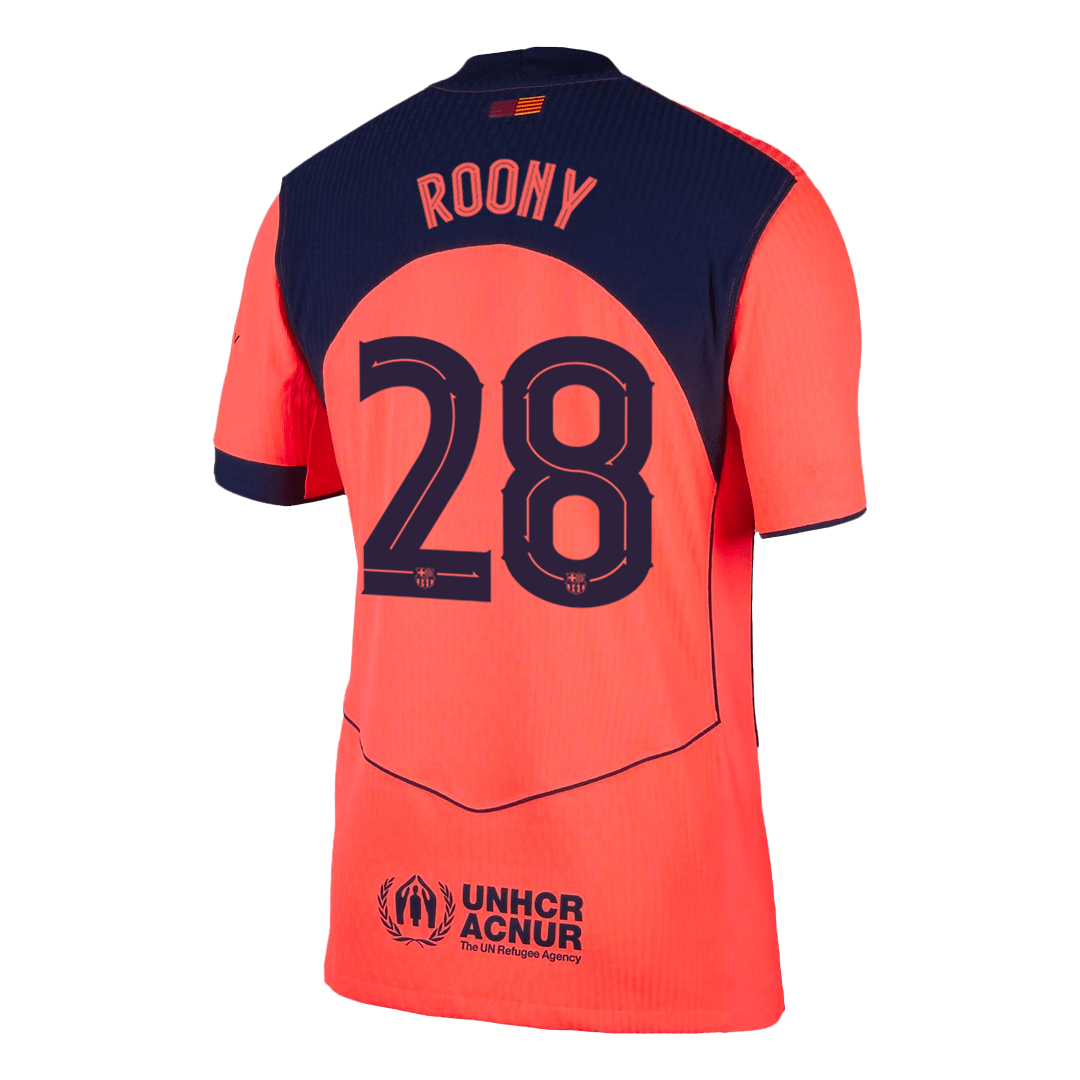 Barcelona 2025/26 Third Away Soccer Jersey - ROONY #28 (Player Edition)