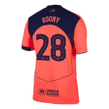 Barcelona 2025/26 Third Away Soccer Jersey - ROONY #28 (Player Edition)