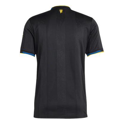 Men's Manchester United 2025/26 Player Version Third Away Soccer Jersey - Slim Fit