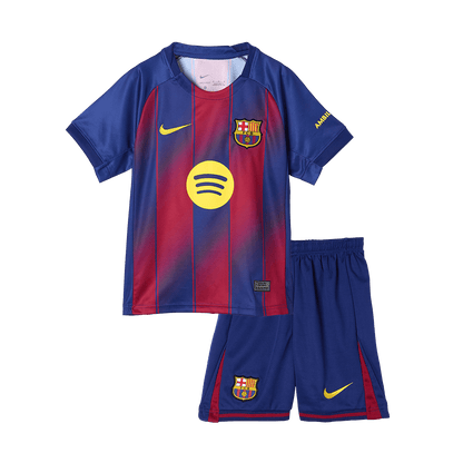 Kids Barcelona 2025/26 Home Soccer Kit