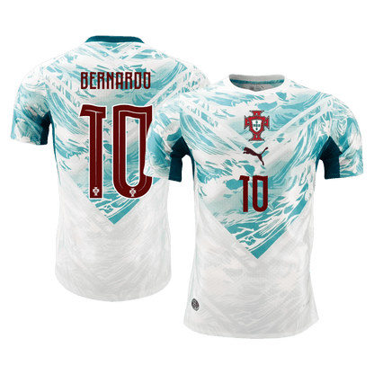 Portugal World Cup 2026 Away Soccer Jersey - BERNARDO #10 (Player Edition)
