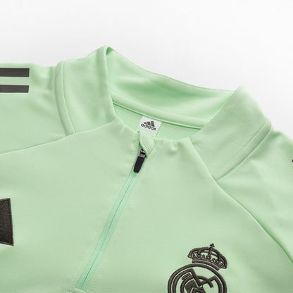 Kids Real Madrid 2025/26 Tracksuit Green
