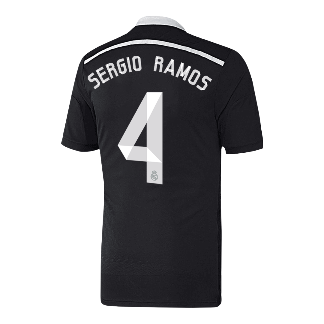 Real Madrid 2014/15 Retro Third Away Soccer Jersey - SERGIO RAMOS #4