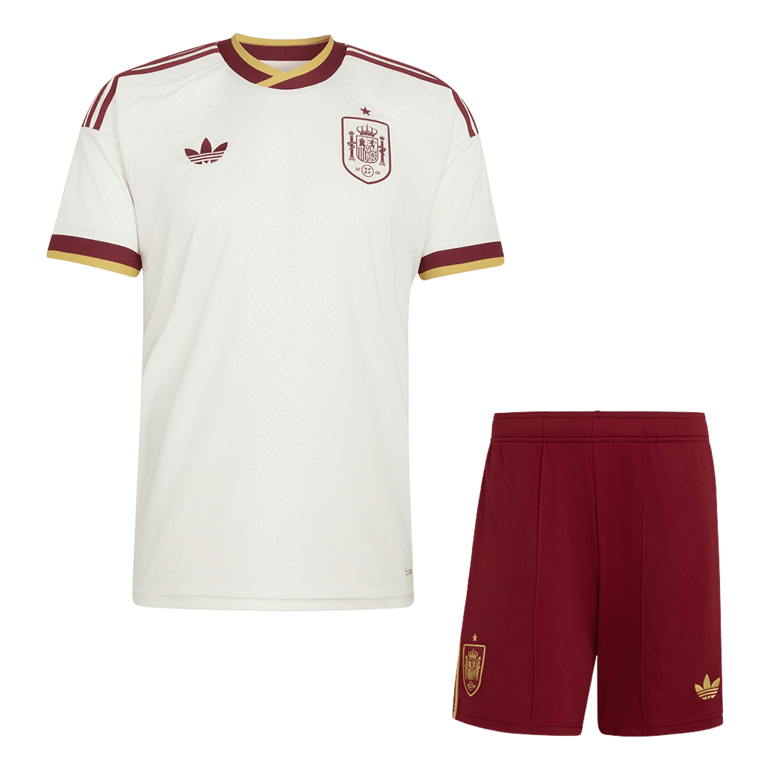 Men's Spain World Cup 2026 Away Soccer Jersey Kit