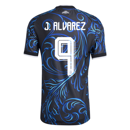 Argentina World Cup 2026 Away Soccer Jersey - J. ALVAREZ #9 (Player Edition)