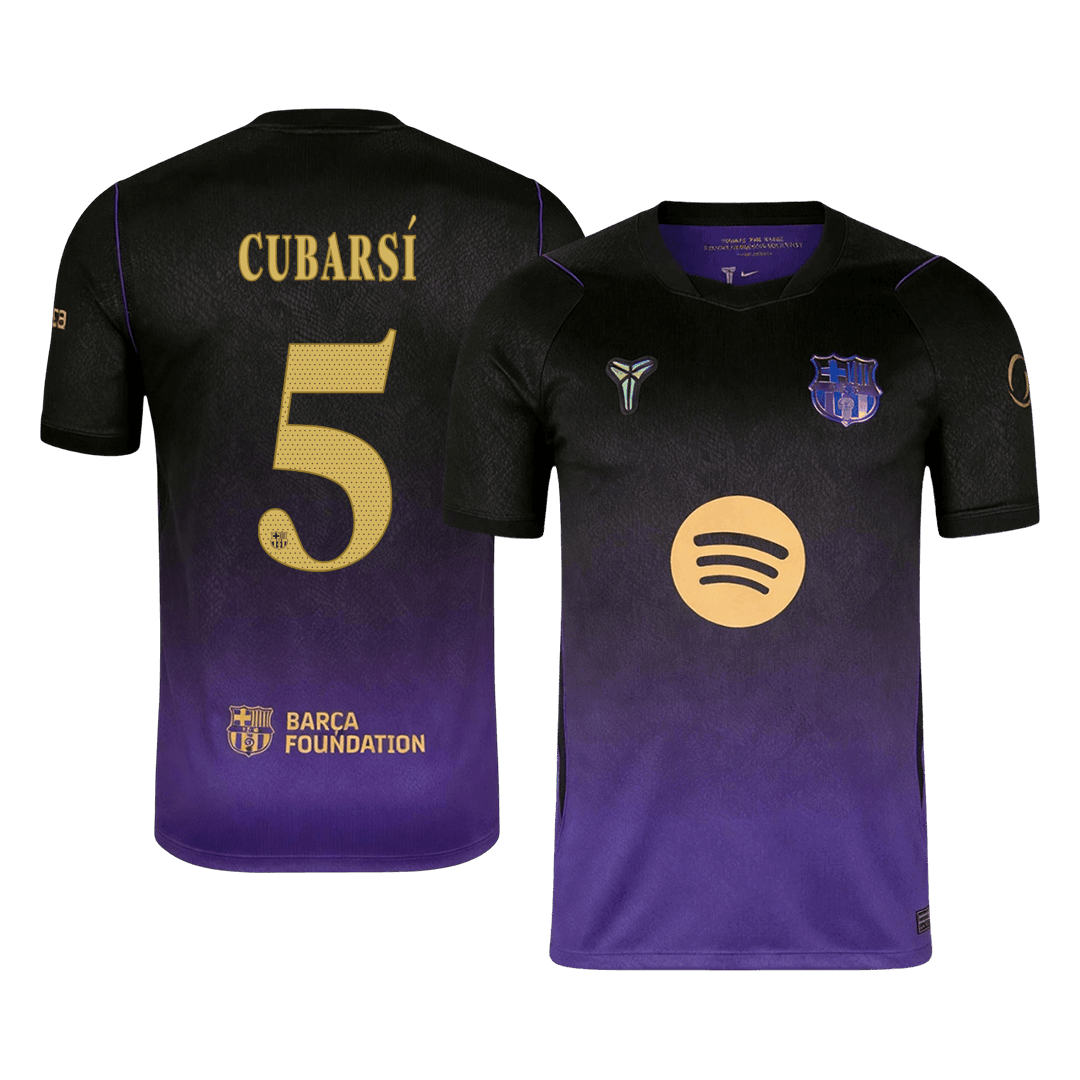 Barcelona 2026/27 Away Soccer Jersey - CUBARSÍ #5 – UCL