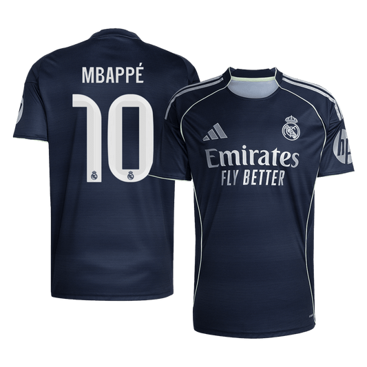 Real Madrid 2025/26 Away Soccer Jersey - MBAPPÉ #10