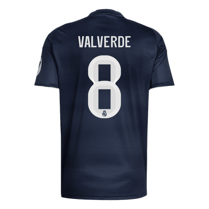 Real Madrid 2025/26 Away Soccer Jersey - VALVERDE #8