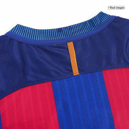 Retro MESSI #10 Men's Barcelona 2016/17 Home Soccer Jersey