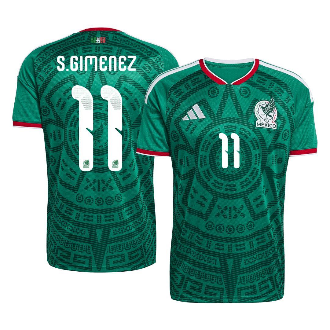 S.GIMENEZ #11 Men's Mexico World Cup 2026 Home Soccer Jersey [PREMIUM]