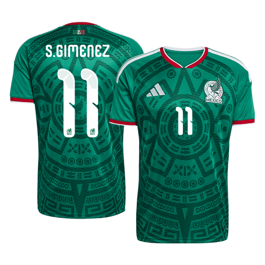 S.GIMENEZ #11 Men's Mexico World Cup 2026 Home Soccer Jersey [PREMIUM]
