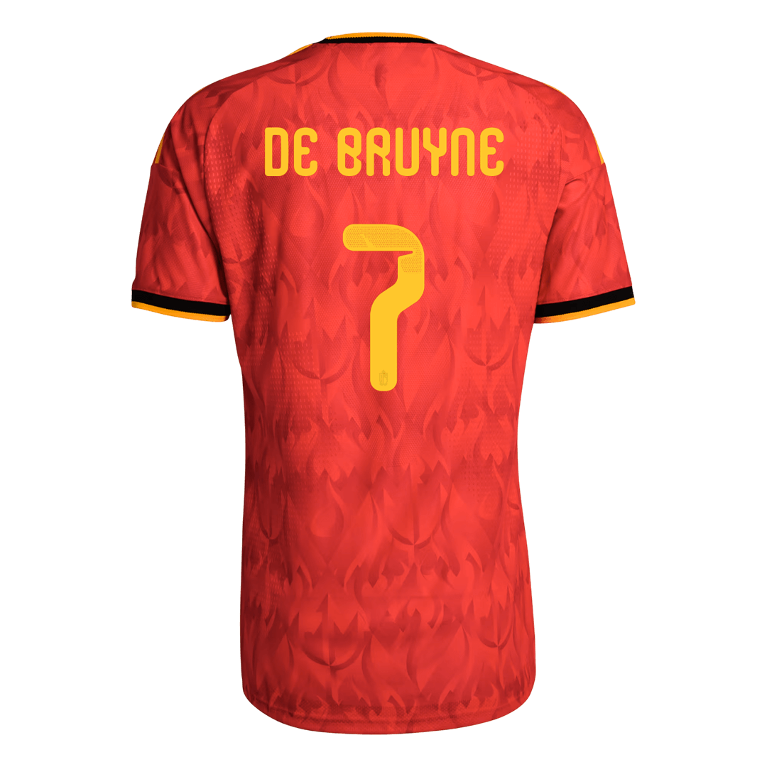 Belgium World Cup 2026 Home Soccer Jersey - DE BRUYNE #7 (Player Edition)