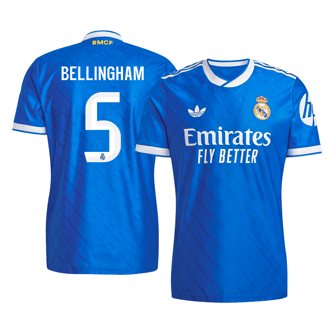 Real Madrid 2025/26 Third Away Soccer Jersey - BELLINGHAM #5 (Player Edition)