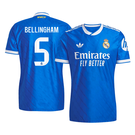 Real Madrid 2025/26 Third Away Soccer Jersey - BELLINGHAM #5 (Player Edition)