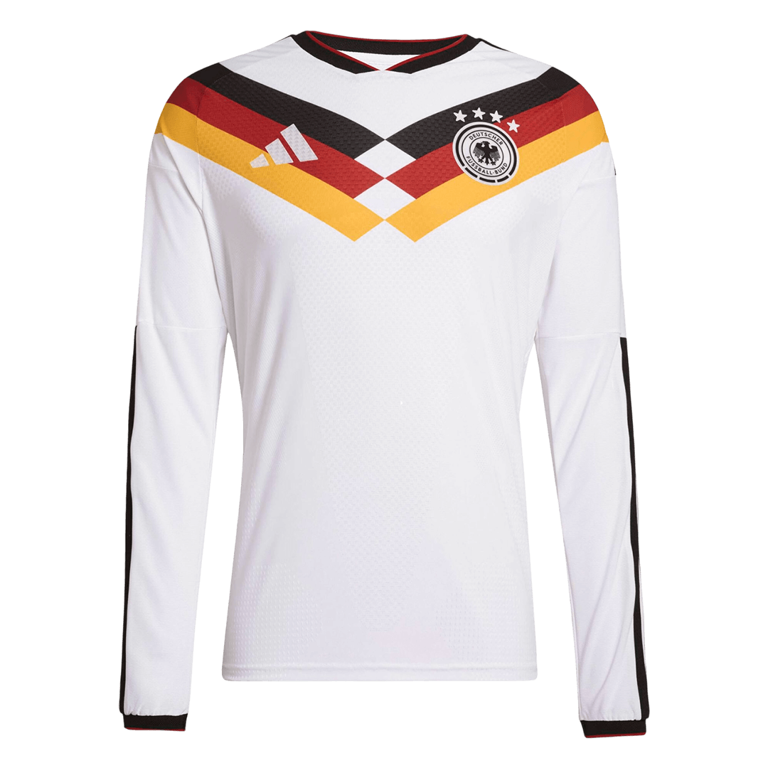Men's Germany World Cup 2026 Home Long Sleeve Soccer Jersey