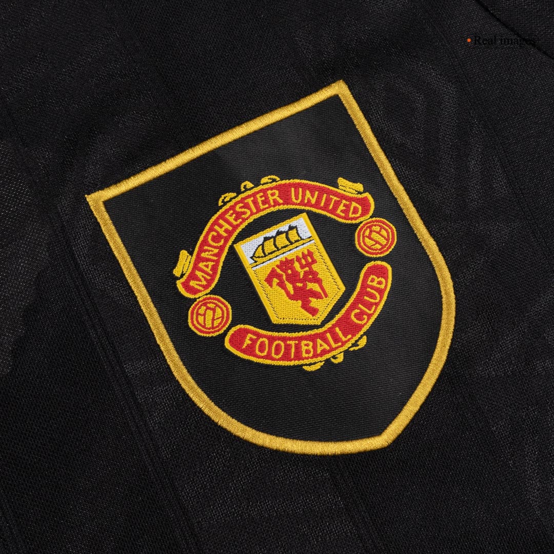 Manchester United 1993/94 Retro Long Sleeve Away Soccer Jersey