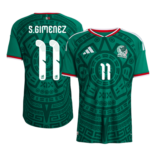 S.GIMENEZ #11 Men's Mexico World Cup 2026 Player Version Home Soccer Jersey - Slim Fit
