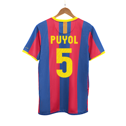 Barcelona 2010/11 Retro Home Soccer Jersey - PUYOL #5