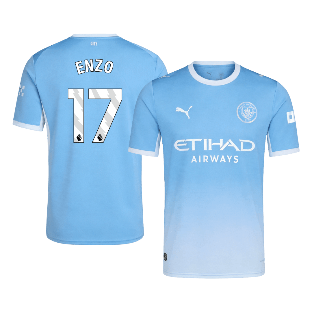 Manchester City 2026/27 Home Soccer Jersey - ENZO #17