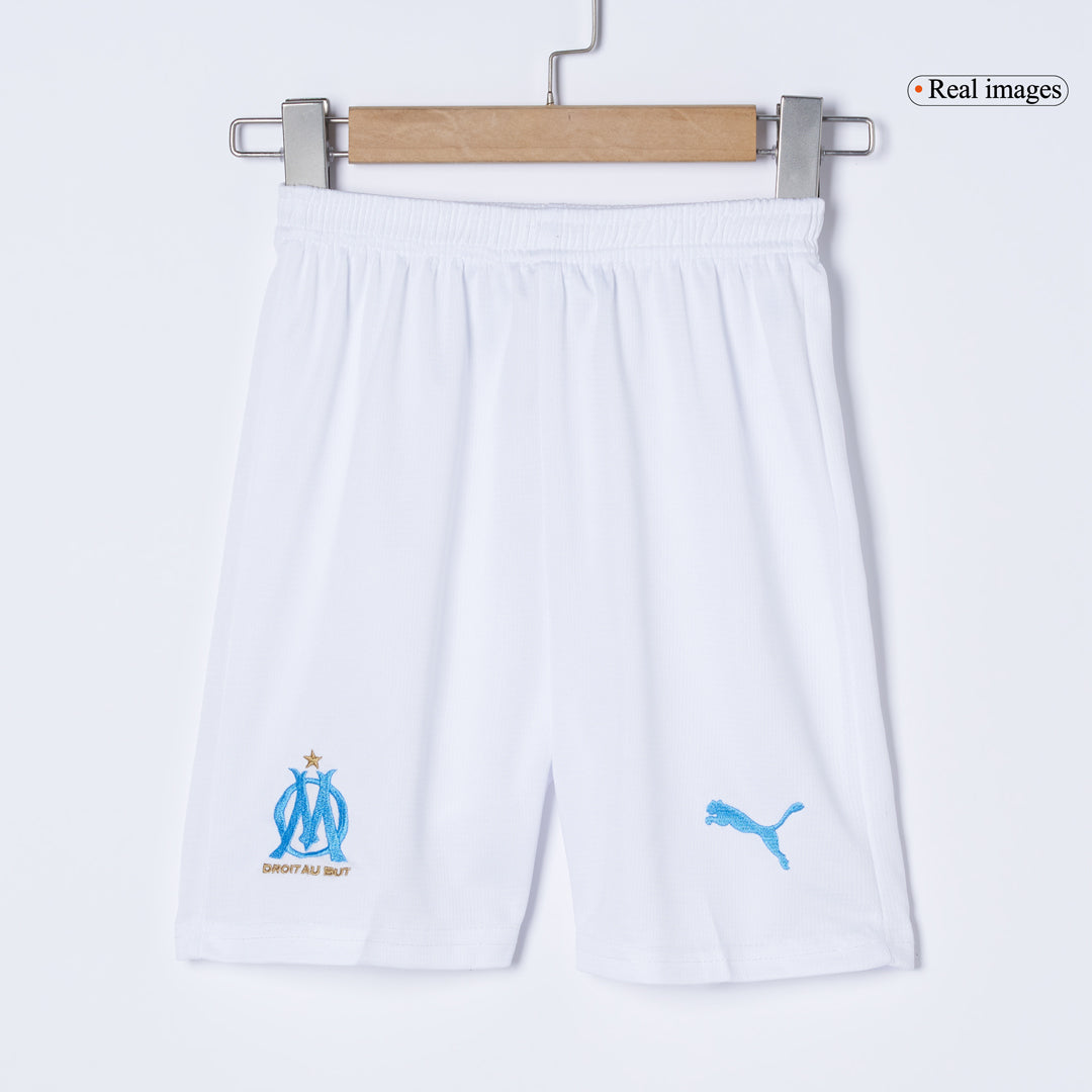 Kids Marseille 2025/26 Home Soccer Kit