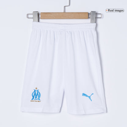 Kids Marseille 2025/26 Home Soccer Kit