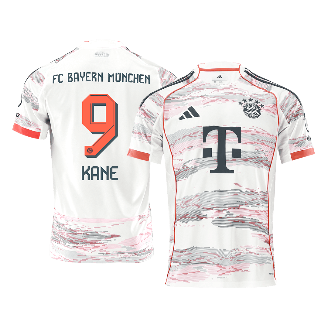 Bayern Munich 2025/26 Away Soccer Jersey - KANE #9