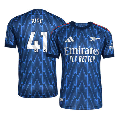 Arsenal 2025/26 Away Soccer Jersey - RICE #41 (Player Edition)