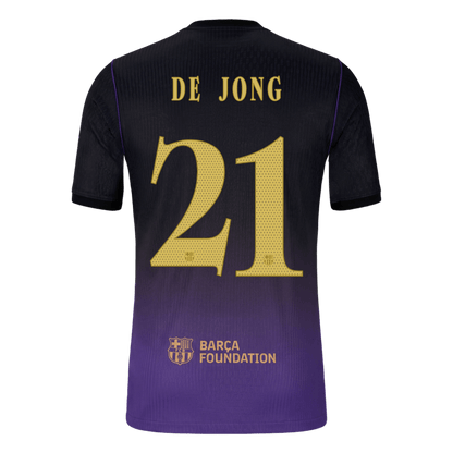 Barcelona 2026/27 Away Soccer Jersey - DE JONG #21 – UCL