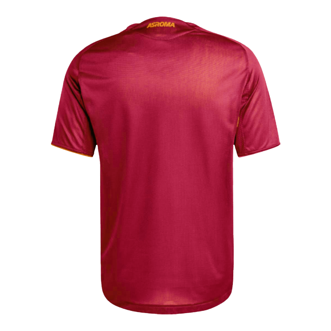Men's Roma 2025/26 Player Version Home Soccer Jersey - Slim Fit