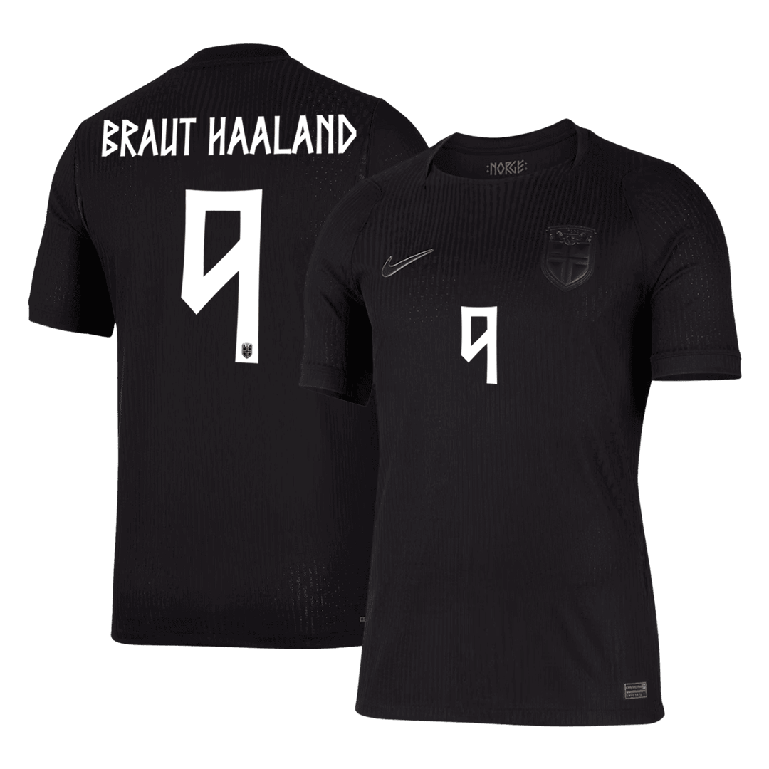 BRAUT HAALAND #9 Men's Norway World Cup 2026 Player Version Away Soccer Jersey - Slim Fit