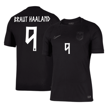BRAUT HAALAND #9 Men's Norway World Cup 2026 Player Version Away Soccer Jersey - Slim Fit