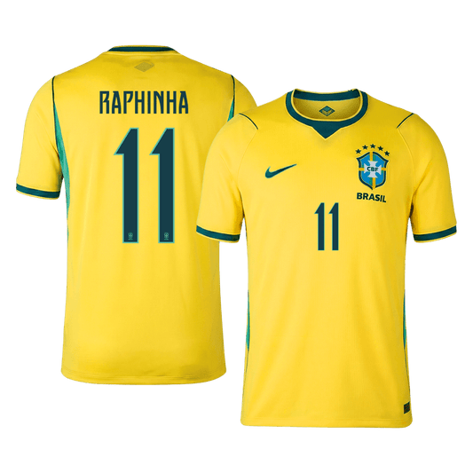 Brazil World Cup 2026 Home Soccer Jersey - RAPHINHA #11