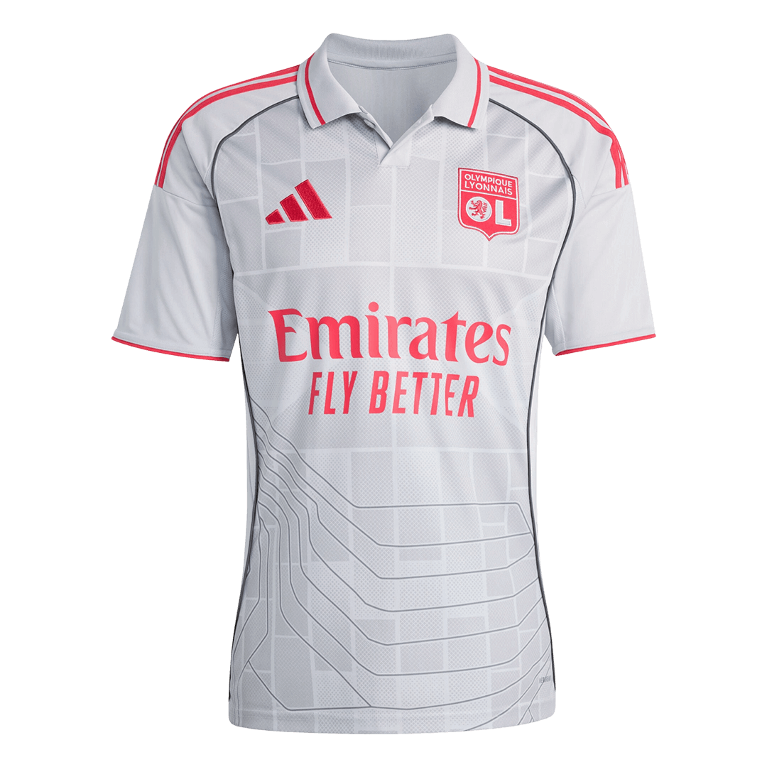 Men's Olympique Lyonnais 2025/26 Third Away Soccer Jersey