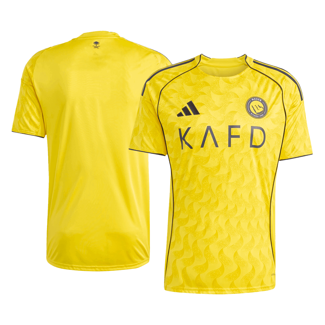 Men's Al Nassr 2025/26 Home Soccer Jersey