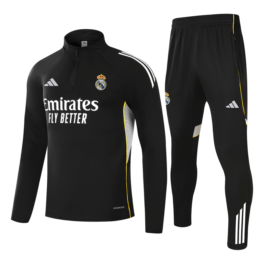 Real Madrid 2025/26 Tracksuit Black