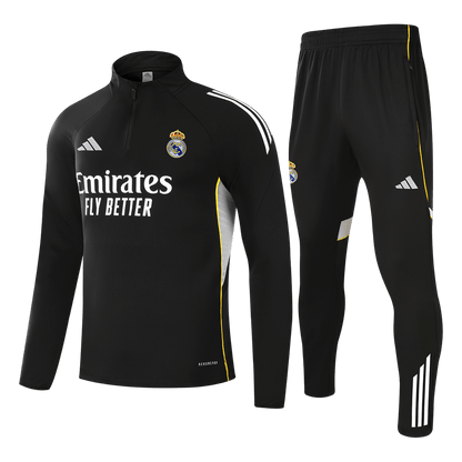Real Madrid 2025/26 Tracksuit Black