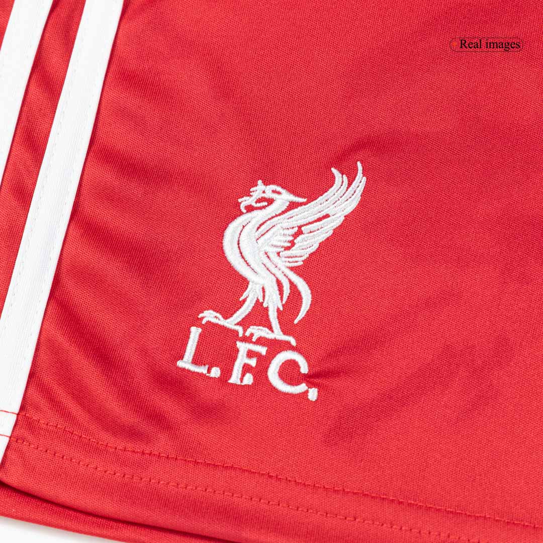 Kid's Liverpool 2025/26 Home Soccer Jersey Full Kit