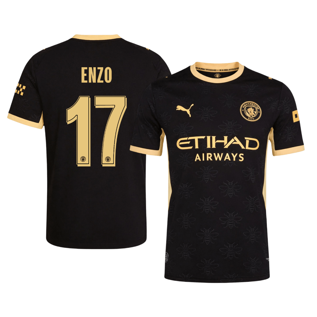 Manchester City 2026/27 Away Soccer Jersey - ENZO #17 – UCL (Player Edition)