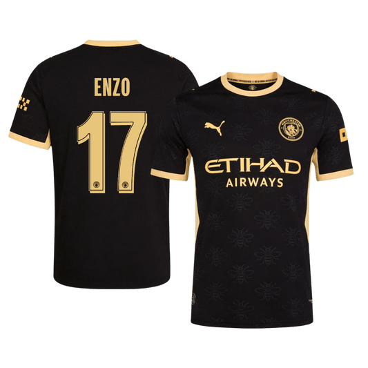 Manchester City 2026/27 Away Soccer Jersey - ENZO #17 – UCL (Player Edition)