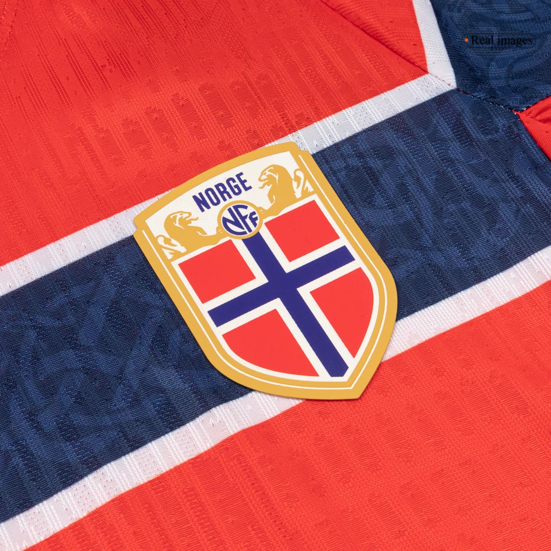 Norway World Cup 2026 Home Soccer Jersey (Player Edition)
