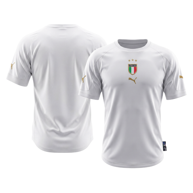 Italy 2004 Retro Away Soccer Jersey