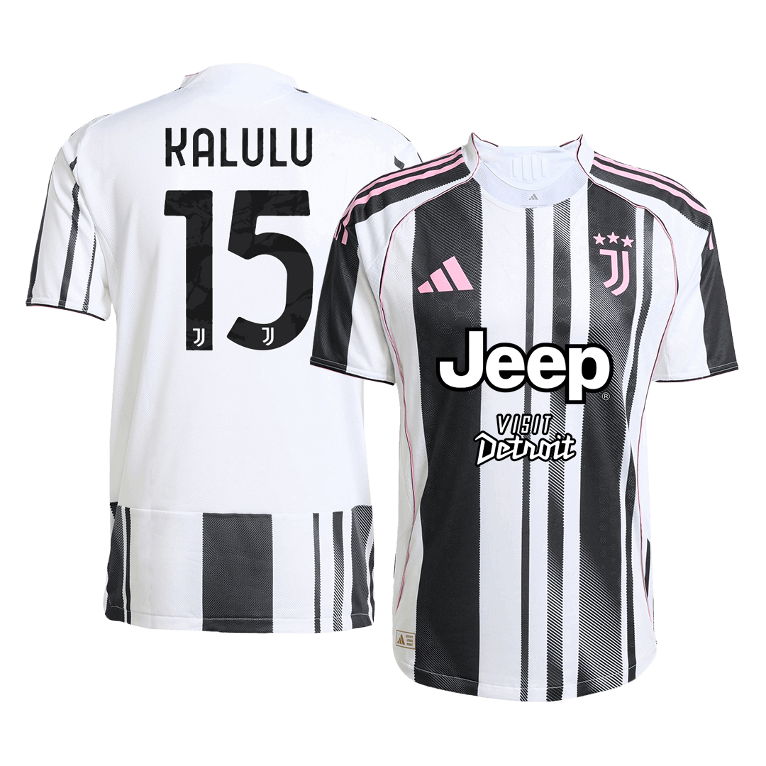 Juventus 2025/26 Home Soccer Jersey - KALULU #15 (Player Edition)