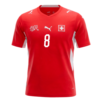 Switzerland World Cup 2026 Home Soccer Jersey - REULER #8